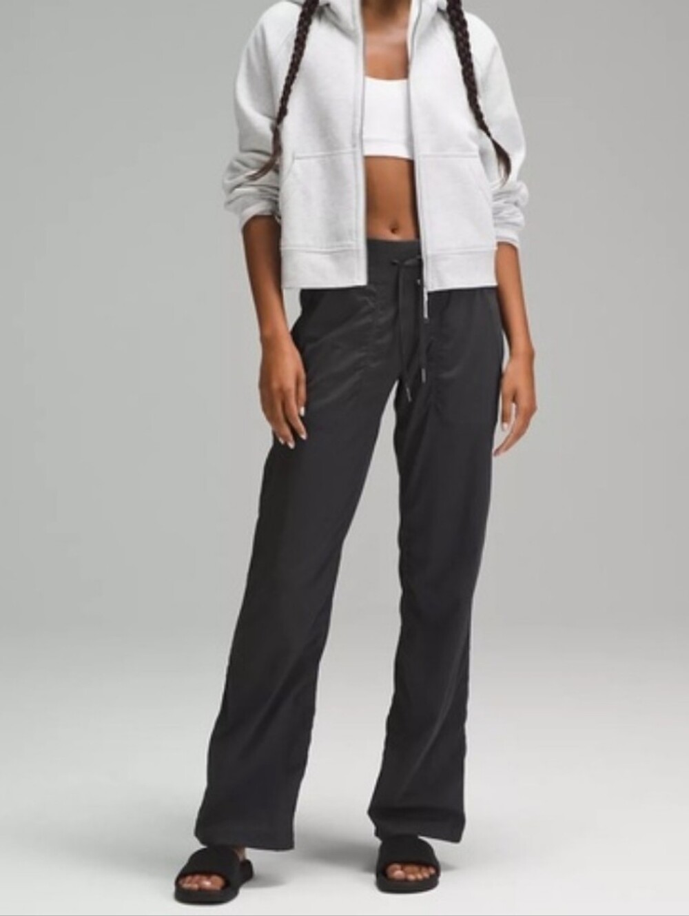 Lululemon Dance Studio Mid-Rise Pant Unlined in Black size 8